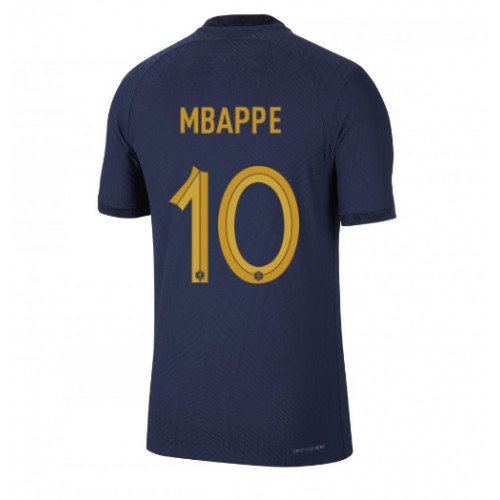 Francja Kylian Mbappe #10 Koszulka Podstawowych MŚ 2022 Krótki Rękaw